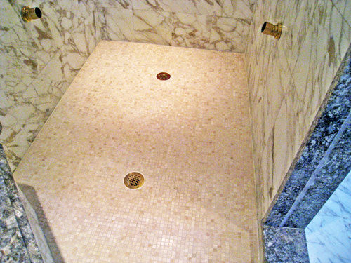 Mosaic Tile Bathroom Shower Floor